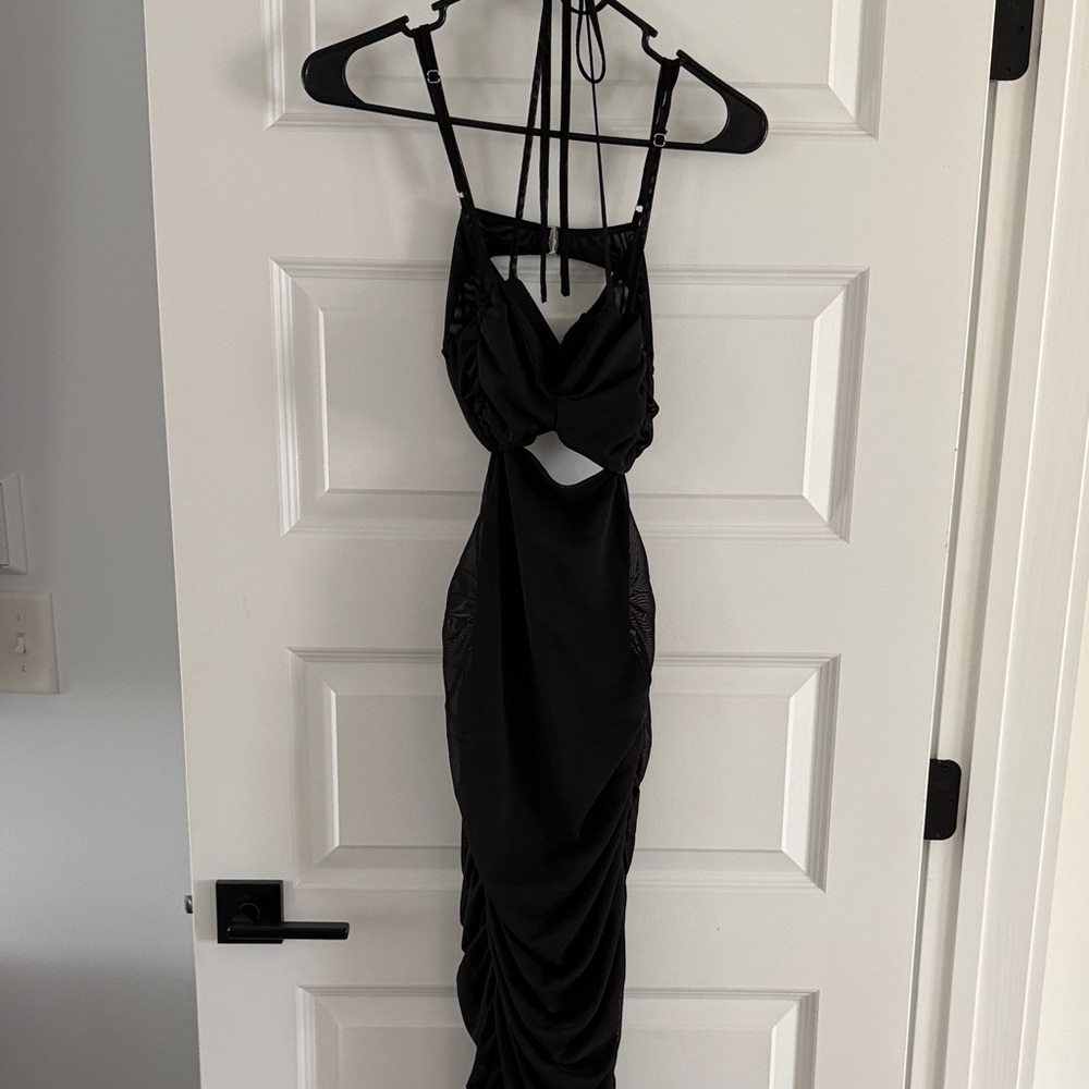 Forever 21 Black Backless Dress sexy